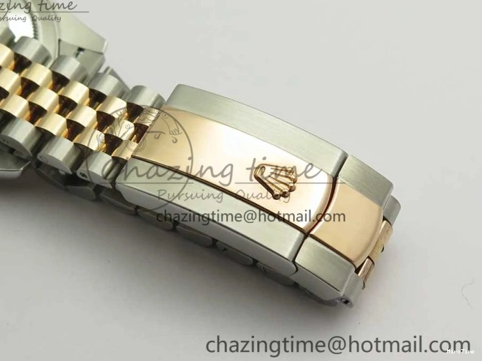 MiroTime 0501 Timeless DateJust 36mm 904 SS RG Wrapped 116231 GMF Gray Diam Dial on SS RG Wrapped Jubilee Bracelet A 3272